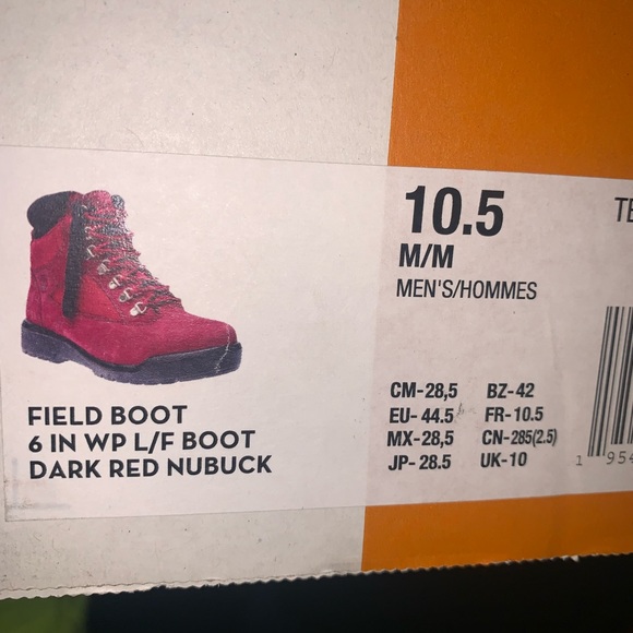 Red timberland field boot - Picture 2 of 3